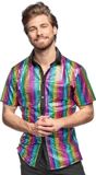 Boland - Shirt Disco diamond regenboog (XL)