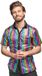 Boland - Shirt Disco diamond regenboog (XL)