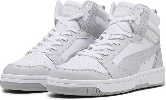 PUMA Rebound v6 Unisex Sneakers - PUMA White-Ash Gray