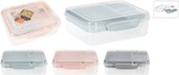Excellent Houseware Lunchbox Met Dressingbeker Assorti