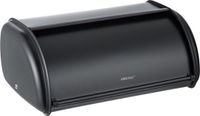 Kinghoff Broodtrommel RVS Zwart Retro 36x24x15 cm