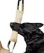 DINGO 10554-2 Jute sleepspeelgoed, sterk, met 2 handgrepen, trektouw voor hondentraining, ophalen, bijtenwerk, prooiaandrijving, touwtrekken, plezier, handgemaakte fopspeen, 60 cm, natuurlijke kleur