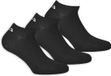 Fila Invisible Socks 3-Pack Sneakersokken Zwart 43-46