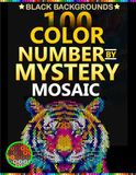 Liget Mystery Mosaic: 100 Color by Number book on Black Backgrounds With Rectangle, Hexagonal and polygonal Shapes