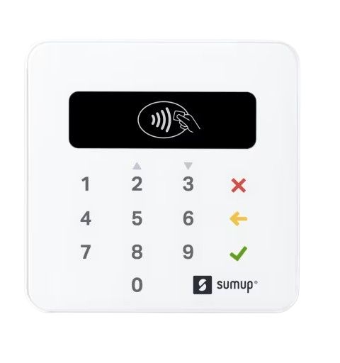 SumUp Air POS Terminal - White - Bluetooth - Contactless - Battery