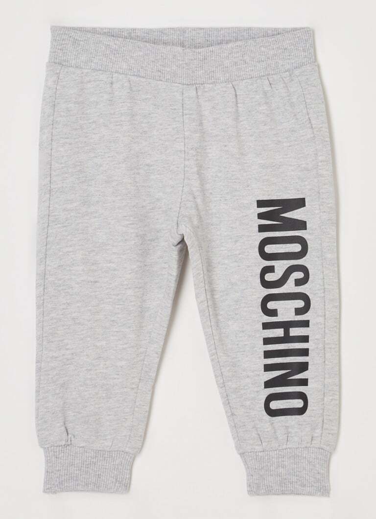 Moschino Moschino Tapered fit joggingbroek met logoprint