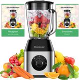KitchenMonster Blender Pro 1200 Watt - Smoothie Maker 1,5 litre avec 3 vitesses