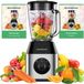 KitchenMonster Blender Pro 1200 Watt - Smoothie Maker 1,5 litre avec 3 vitesses