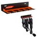 Porte-outils à air comprimé 5 fentes - Râtelier à outils pneumatique - Cintre robuste - Acier au carbone - Organisation d'atelier - Convient pour perceuses/tournevis/meuleuses