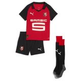 PUMA Stade Rennais FC 25/26 mini-thuistenue, Zwart/Rood, Maat 2-3Y