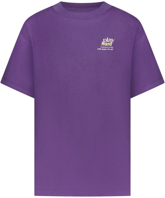 Cars Jeans T-shirt Pluyo jr. - Jongens - Paars - Maat 128