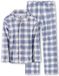 Little Label Pyjama classique pour garçon carreaux bleus 110/116