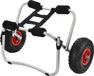 H.T. Trade Service GmbH & Co. KG Chariot de kayak pliable en aluminium 72x31x44 cm max 70 kg