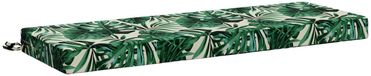vidaXL - Bankkussen - SOEST - 100% Polyester - Bladpatroon - 120 x 40 x 8 cm