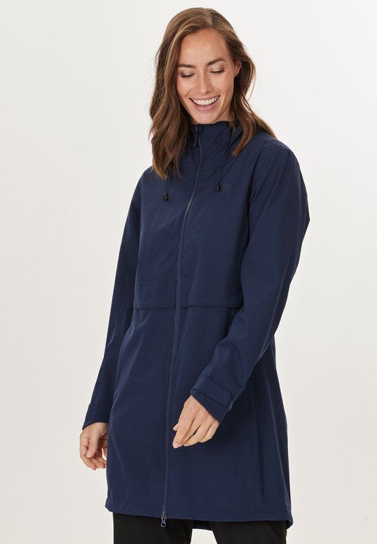Weather Report Parka Dayton Vrouwen Blauw Polyester/Elastaan 34