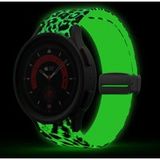 Strap-it Samsung Bracelet magnétique léopard lumineux Samsung Galaxy Watch 6 Classic 47mm