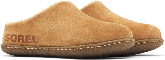 Sorel Sloffen - Maat 37 - Unisex - bruin/wit