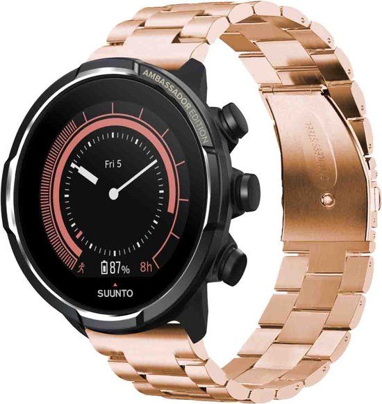 imoshion Bandje - Rosé Goud - RVS - Geschikt voor Suunto 9 / 7 / Baro & Sony Smartwatch 2