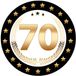 Bellatio Decorations Bierviltjes 70 - 50 stuks - zwart/goud