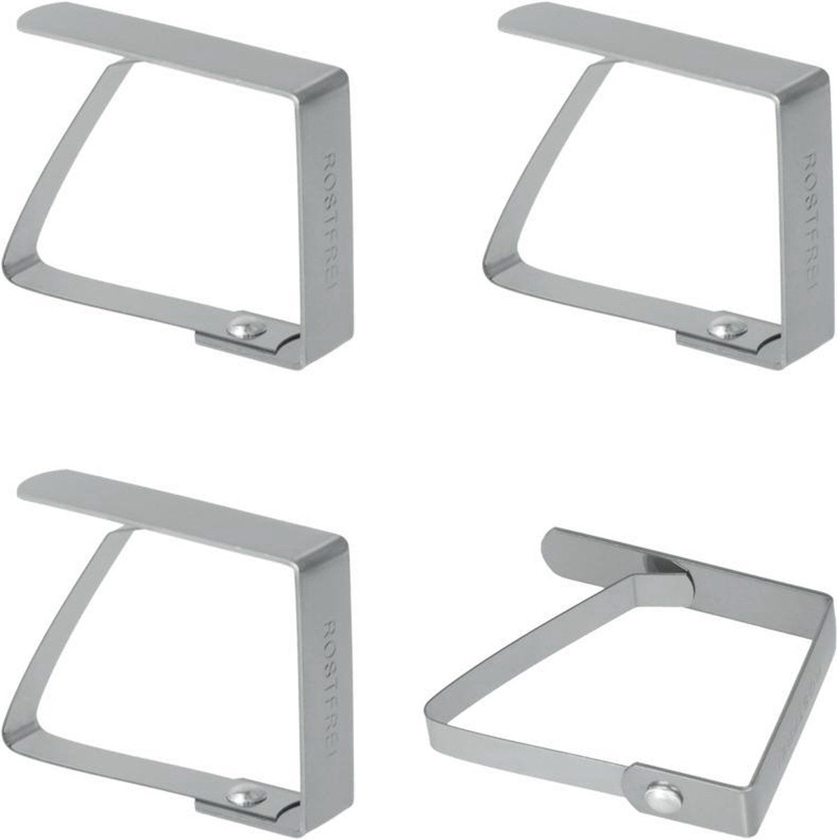 Metaltex Tafellakknijpers - set 4 - RVS | 8002522545009