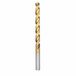 BOSCH TI2146 1-delige 19/64 inch x 4-3/8 inch titanium nitride gecoate metalen boor met 3/8 inch gereduceerde schacht voor toepassingen in zware koolstofstaal, licht gauge metaal, hardhout