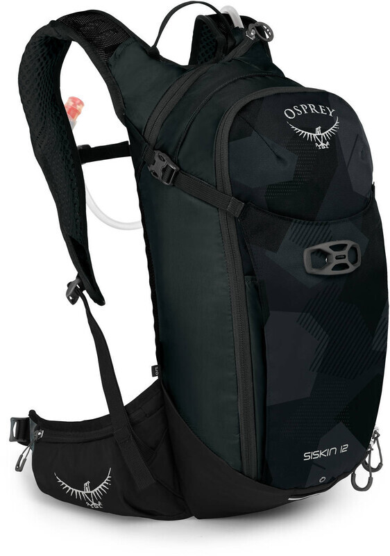 Osprey Siskin 12 Hydration Backpack Men, obsidian black