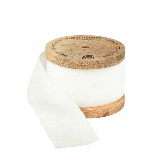 LOBERON Fluwelen lint Phaedra crème