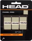 Head Padel Pro Comfort overgrips - 1pack van 3 overgrips - GRIJS