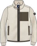 Petrol Industries Heren Sherpa fleece jack ironwood Wit Maat S