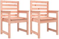vidaXL Tuinstoelen 2 stuks massief douglashout 60x48x91 cm