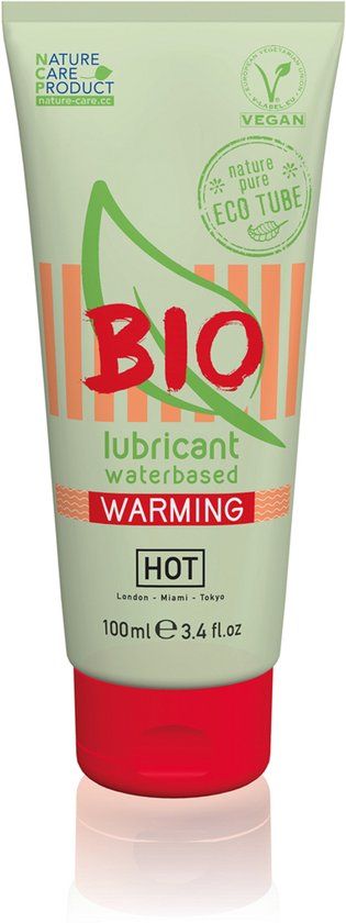 HOT Bio Warming Waterbasis Glijmiddel - 100 ml