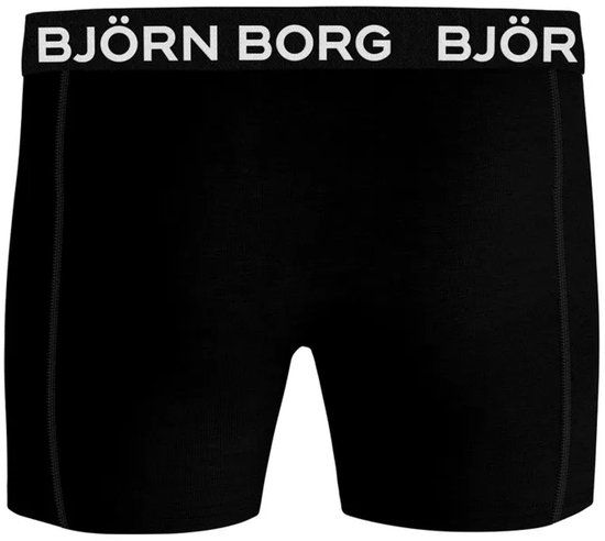 Björn Borg Cotton Stretch Jongens Boxershort - 7 stuks - Zwart - Maat 134-140