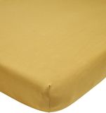 Meyco Home Uni hoeslaken twijfelaar - honey gold - 120x200cm