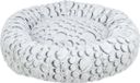 Trixie Kattenmand Mila Rond Pluche Wit/Grijs 50x50 cm