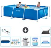 Intex Rechthoekig Frame Zwembad - 300 x 200 x 75 cm - Blauw