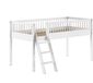 Vipack Halfhoogslaper Forrest 90x200cm - Wit Massief Beukenhout