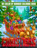 1O1 Christmas Color by Number Coloring Book