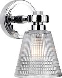Elstead Lighting LED Badkamerarmatuur Gunnislake | 3W 3000K 300Lm 830 | IP44 | Dimbaar | Polished Chrome