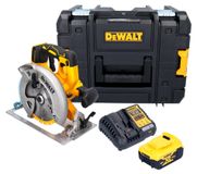 DeWalt DCS 570 P1T accu-handcirkelzaag 18 V 184 mm borstelloos + 1x accu 5,0 Ah + oplader + TSTAK