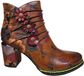 Laura Vita Dames Enkellaars Maevao 21 Camel Cognac