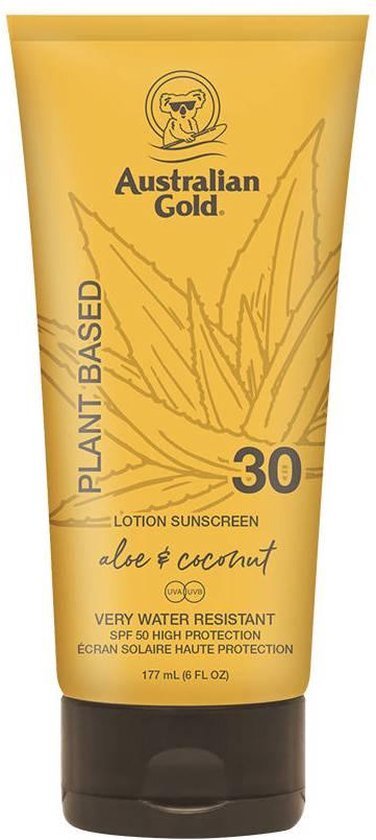 Australian Gold Plant Based Aloe &amp; Amp; Coconut Sunscreen Face Lotion Spf50 88 Ml