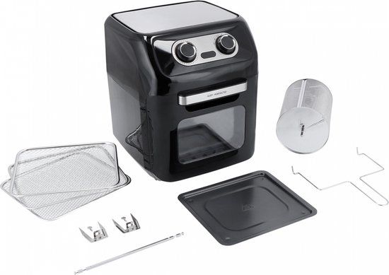 JUST PERFECTO HOUSEHOLD APPLIANCES Just Perfecto 12-in-1 Airfryer Oven XXL 12l - 1800W - Stainless Steel - 12 Programs