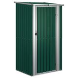 vidaXL Tuinschuur Groen Staal 118,5x97x209,5 cm