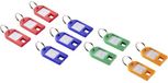 Elevar SP-13503852 SP-KC-001 Porte-clés 4 couleurs, Rouge, Bleu, Orange, Vert 10 pièce(s)