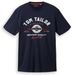 TOM TAILOR Slim Fit T-shirt van katoen met logo-print
