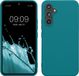 kwmobile telefoonhoesje geschikt voor Samsung Galaxy A54 5G - Hoesje voor smartphone - Back cover in mat petrol