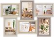 Zep Houten Multi Fotolijst ZARA 6Q Bruin 6 Foto's 10x15 cm 47x32 cm