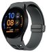 Wigento Samsung Galaxy Watch FE / 6 / 5 / 4 40mm: siliconen horlogeband met magnetische sluiting, vervanging, grijs