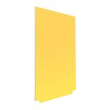Rocada whiteboard - Skincolour - 75x115cm - geel gelakt