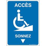 Aua Signaletique – Deurbordje – Sonnez Ai – 210 x 300 mm, vinyl zelfklevend